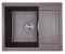 Кухонная мойка Adamant MINIMAL mokko 615x495x200 мм, с крылом