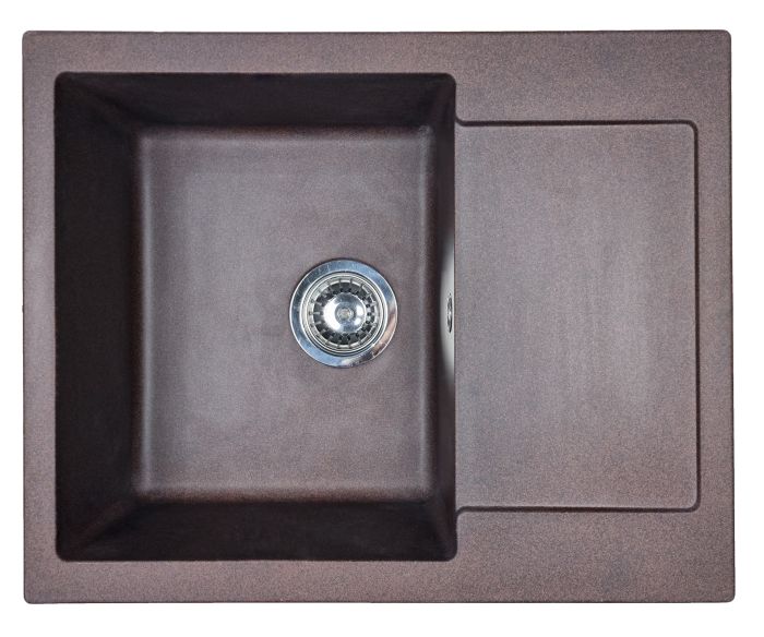 Кухонна мийка Adamant MINIMAL mokko 615x495x200 мм, з крилом