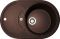 Кухонная мойка Adamant SHELL mokko 770x495x200 мм, с крылом