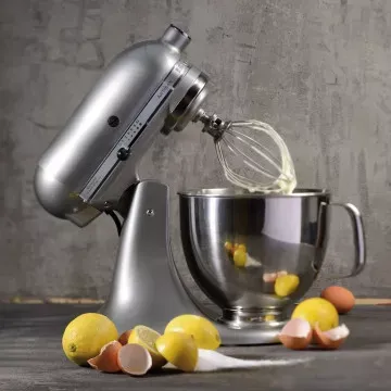 Кухонна машина KitchenAid Artisan 4,8 л 5KSM125ECU з відкидним блоком сріблястий