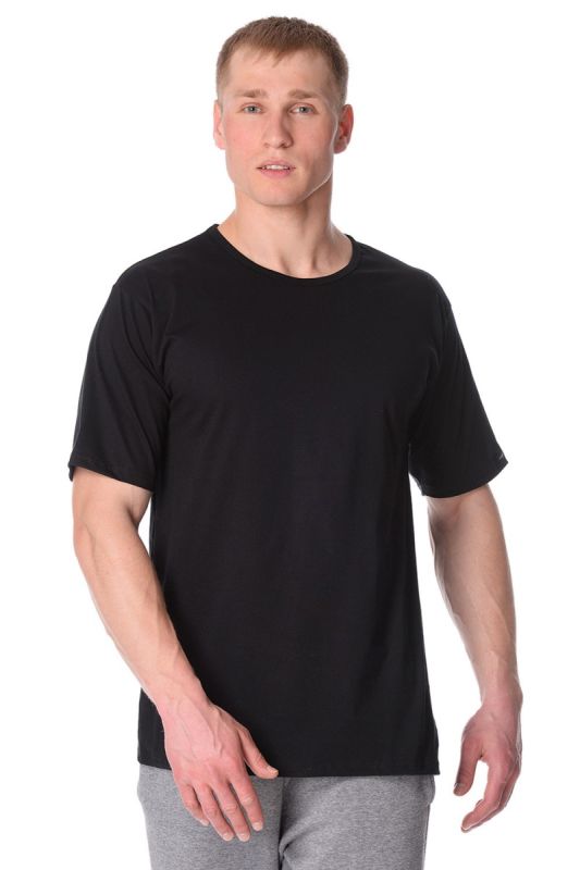 Футболка чоловіча 202 NEW 4.5XL Cornette чорна