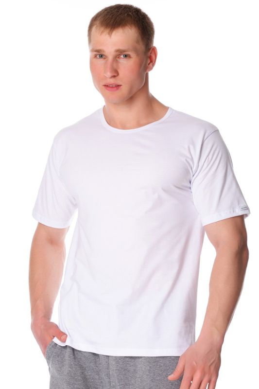 Футболка чоловіча 202 NEW 4.5XL Cornette біла