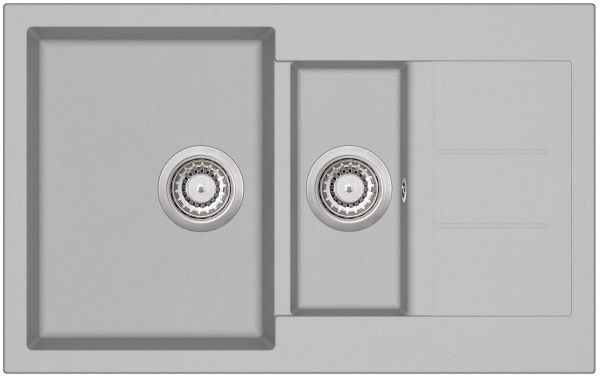 Кухонна мийка AquaSanita TESA SQT151W-220 argent