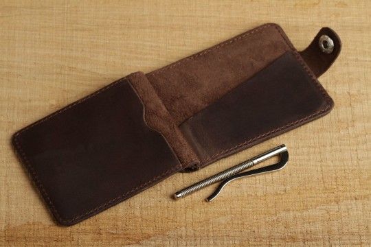 Затискач для купюр SHVIGEL 13786 коричневий