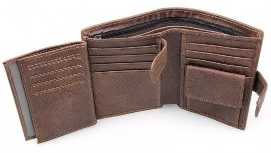 Портмоне чоловіче 14404 Vintage коричневе