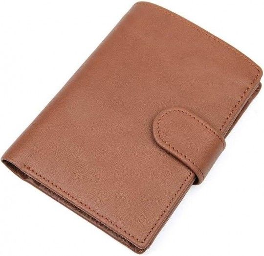 Портмоне чоловіче 14534 з натуральної шкіри Vintage коричневе