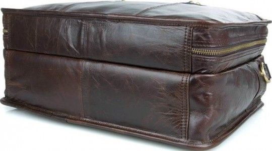 Сумка 14539 із натуральної шкіри Vintage коричнева