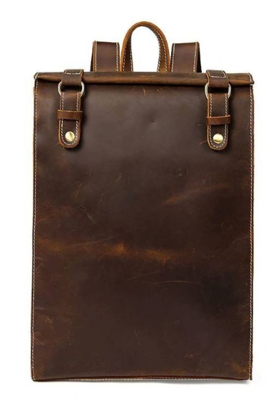 Рюкзак шкіряний дорожній 14796 Vintage коричневий