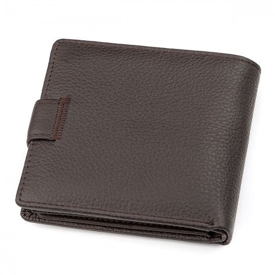 Чоловічий гаманець ST Leather 18347 (ST153) коричневий функціональний