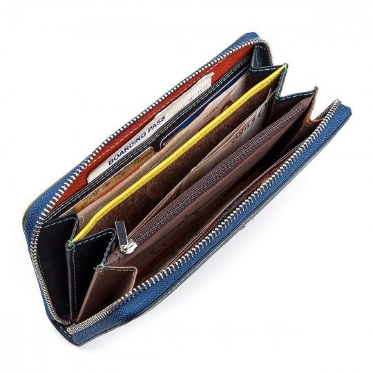 Гаманець жіночий ST Leather 18375 (SB71) на блискавці синій