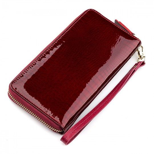Гаманець жіночий ST Leather 18400 (S4001A) Шкіряний бордовий