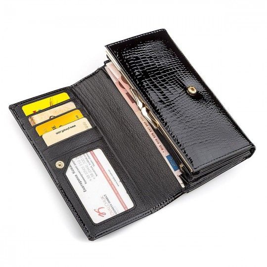 Гаманець жіночий ST Leather 18433 (S9001A) надійний чорний