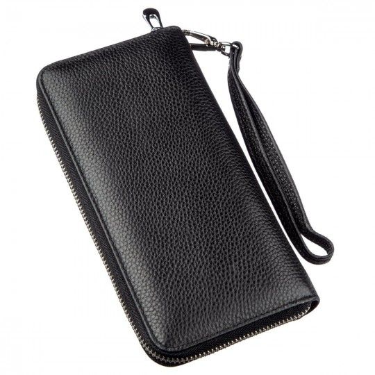 Витончений жіночий гаманець-клатч ST Leather 18852 чорний