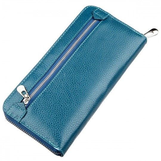 Жіночий клатч-візитниця ST Leather 18861 блакитний