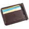 Стильний чоловічий затискач ST Leather 18941 коричневий