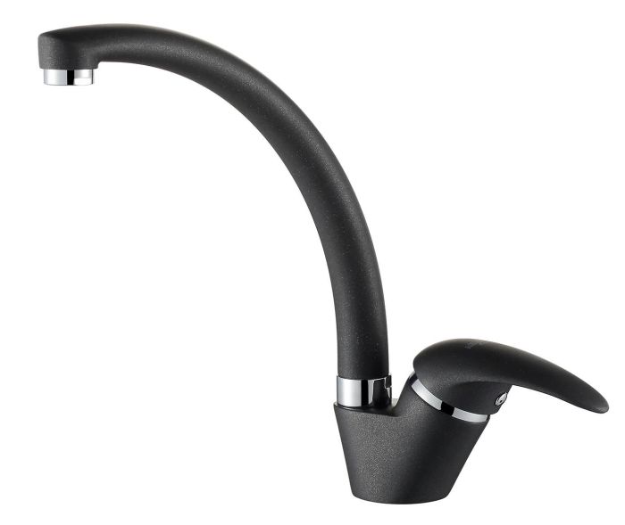 Змішувач AquaSanita Ambra 2813-601 black metallic