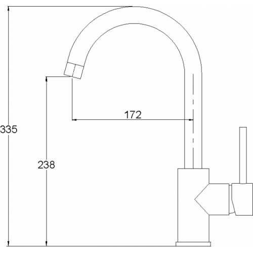 Змішувач AquaSanita Sabia 5523-111 silica