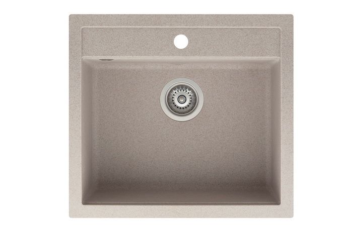 Кухонна мийка AquaSanita Basic Quadro SQQ100W-110 beige