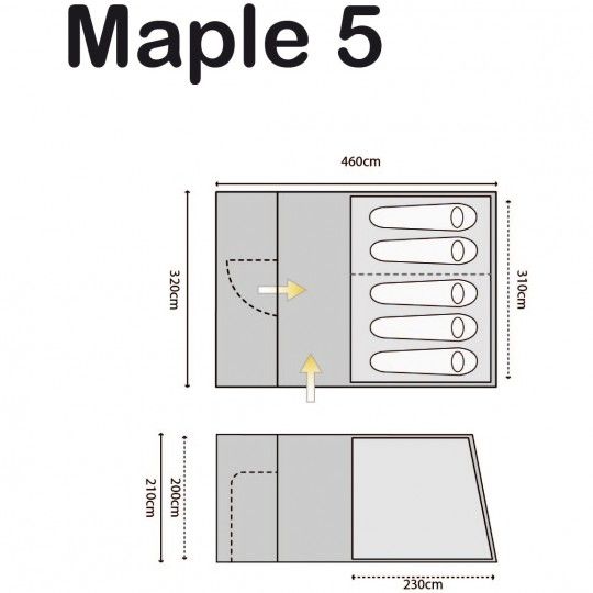 Намет Highlander Maple 5 Teal