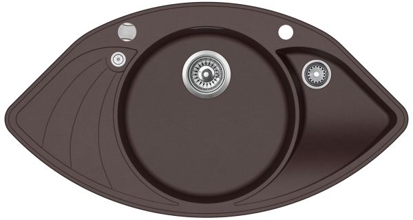 Кухонна мийка AquaSanita Premium Papillon SCP151AW-120 cerrus