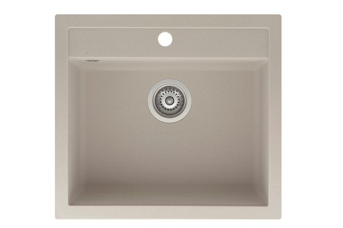 Кухонна мийка AquaSanita Basic Quadro SQQ100W-111 silica