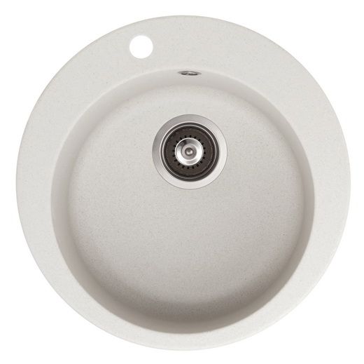Кухонна мийка AquaSanita RAUND SR100W-710 alba