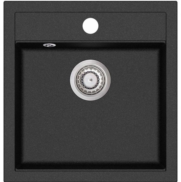 Кухонна мийка AquaSanita TESA SQT100W-601 black metallic