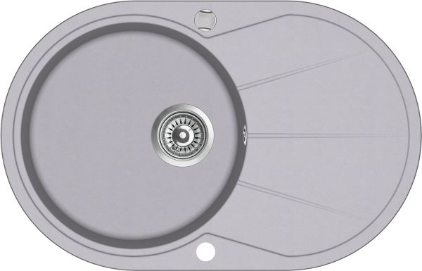 Кухонна мийка AquaSanita Basic Clarus SR101AW-202 alumetallic