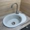 Кухонна мийка Adamant OVALE old stone 610x420x180 мм, з крилом