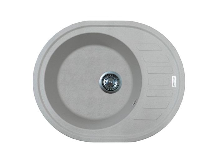 Кухонна мийка Adamant OVUM old stone 615x495x200 мм, з крилом