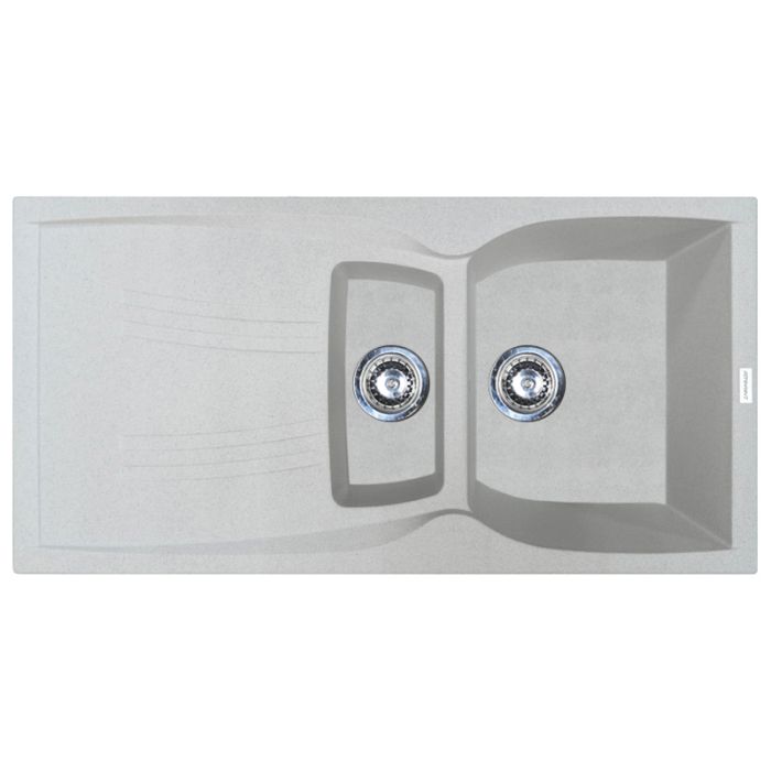 Кухонна мийка Adamant NEW LINE PLUS old stone 975x495x235 мм, з крилом