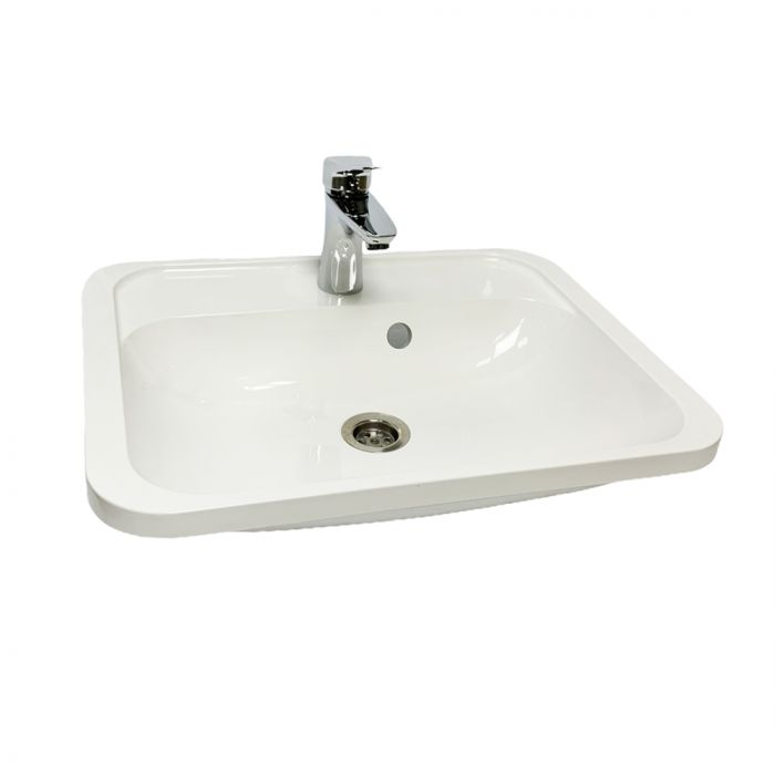 Умивальник врізний Adamant OPTION 550х430 Classic white-01