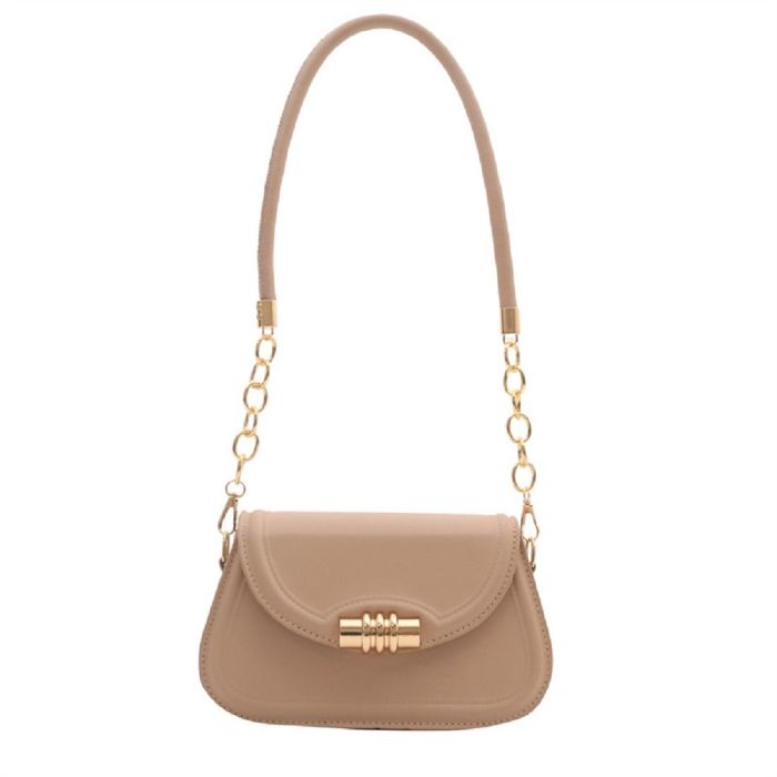 Сумочка через плече каркасна із клапаном Lilly P4-8420B біж