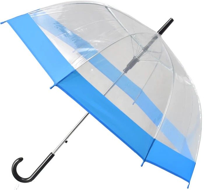 Парасолька Semi Line Transparent-Blue (2507-4)