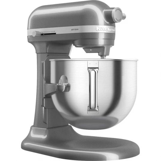Кухонна машина KitchenAid Artisan 6,6 л 5KSM70SHXEMS з підйомною чашею колір срібний медальон