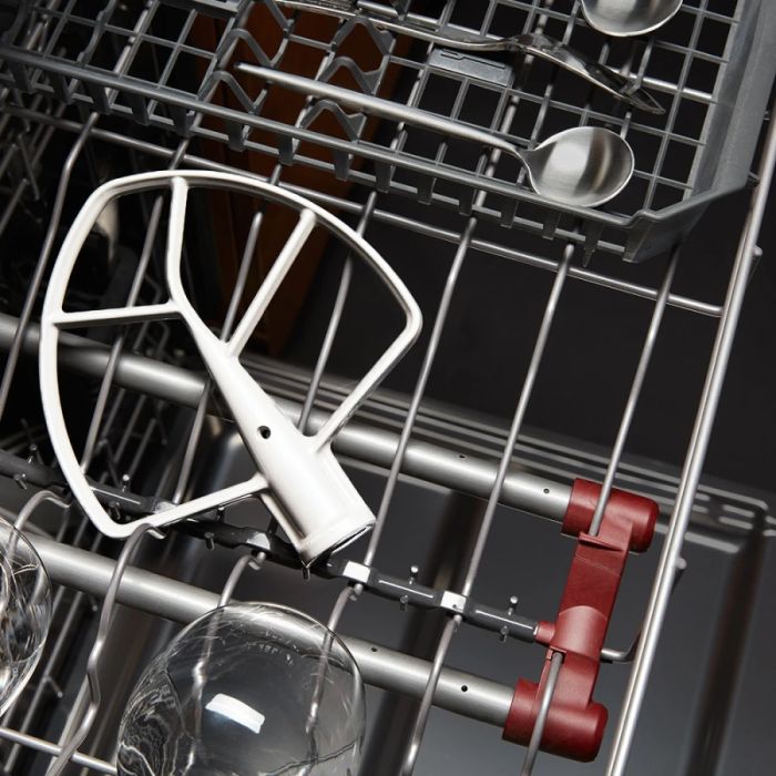 Насадка-лопатка KitchenAid 5KSMBLWF для міксера з підйомною чашею 5,6 л 6,6 л біла