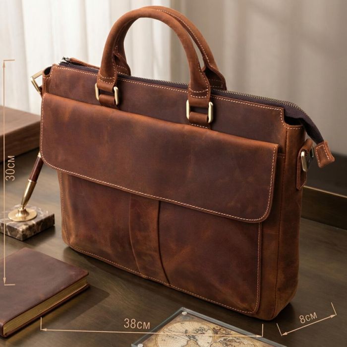 Портфель Vintage 14066 коричневий