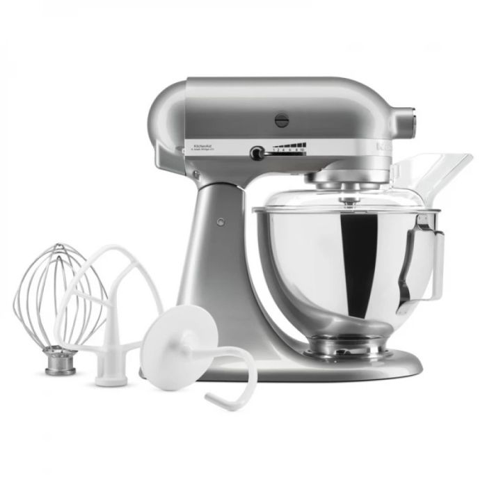 Кухонна машина KitchenAid Artisan 4,3 л 5KSM95PSEMC з відкидним блоком колір хром