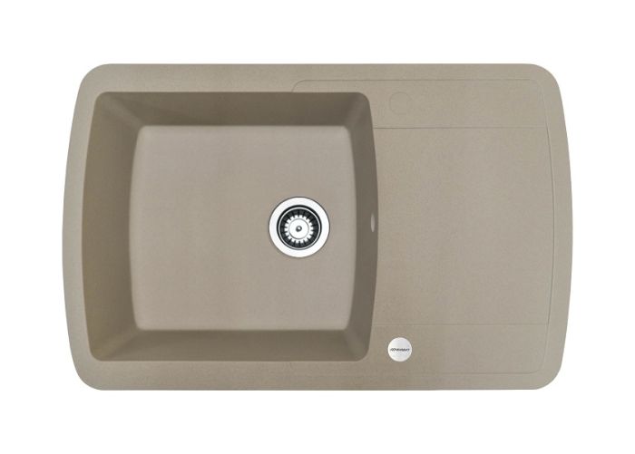 Кухонна мийка Adamant OPTIMAKS сахара 775x495x200 мм, з крилом