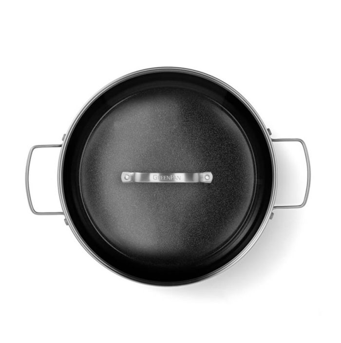 Сотейник з кришкою GreenPan Chef's Collection 28 см 3,5 л з керамічним покриттям (CC007736-001)