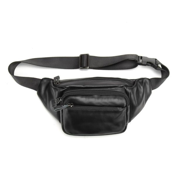 Сумка на пояс з телячої шкіри Tiding Bag t0186A