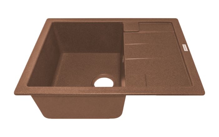 Кухонна мийка Adamant ANILA terra-cotta 645x495x200 мм, з крилом