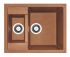 Кухонная мойка Adamant DUPLEX terra-cotta 610x495x200 мм, с дополнительной чашей