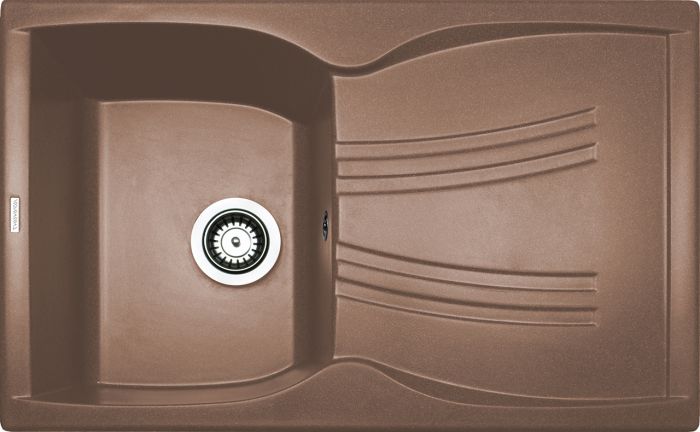 Кухонна мийка Adamant NEW LINE terra-cotta 780x495x235 мм, з крилом