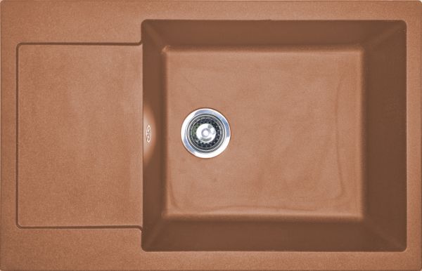 Кухонная мойка Adamant GENERAL terra-cotta 775x495x200 мм, с крылом