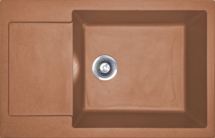 Кухонна мийка Adamant GENERAL terra-cotta 775x495x200 мм, з крилом