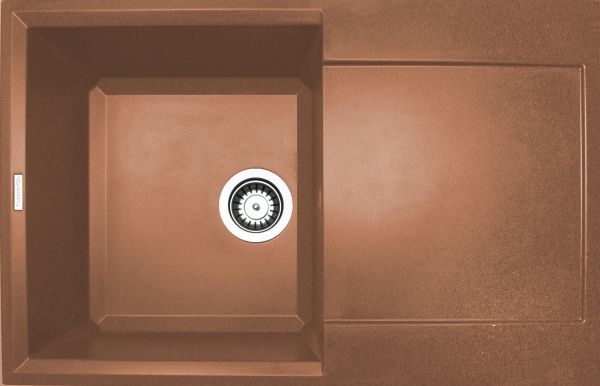 Кухонна мийка Adamant HORIZON terra-cotta 780x495x230 мм, з крилом