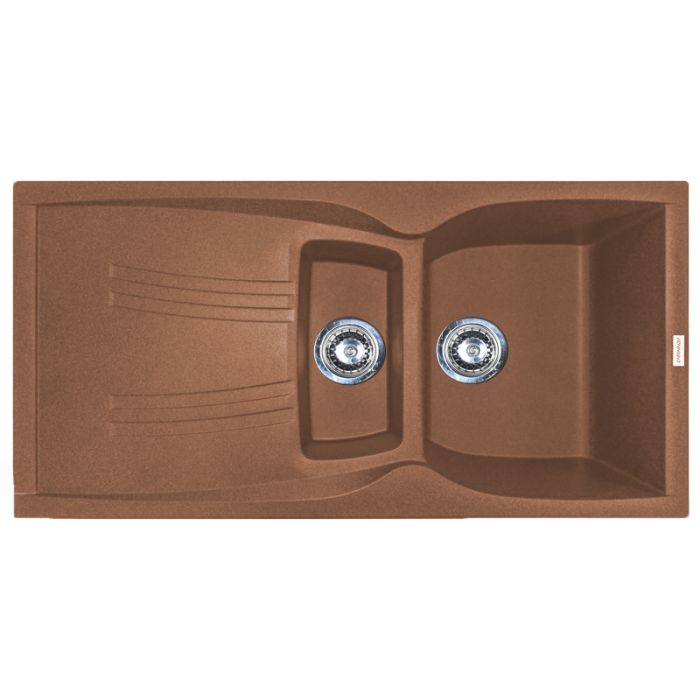 Кухонна мийка Adamant NEW LINE PLUS terra-cotta 975x495x235 мм, з крилом