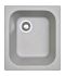 Кухонная мойка Adamant COMPACTA terra 430x500x200 мм, без крыла