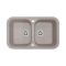 Кухонна мийка Adamant TWINS terra 765x470x190 мм, 2 повнорозмірні чаші